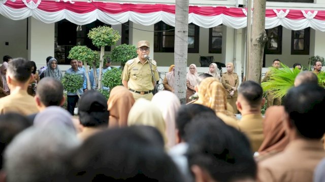 Danny Pomanto Tekankan Netralitas ASN dan Raih Prestasi Nasional dalam Apel Perdana Pasca Cuti Kampanye
