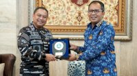 Danny Pomanto Sambut Hangat Danlantamal VI Makassar yang Baru, Brigjen TNI Dr. Wahyudi