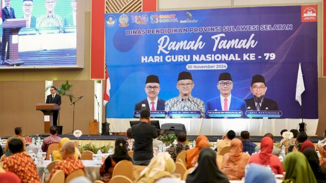 Hari Guru Nasional ke-79, Sekda Sulsel Apresiasi Peran Guru sebagai Pilar Masa Depan Bangsa