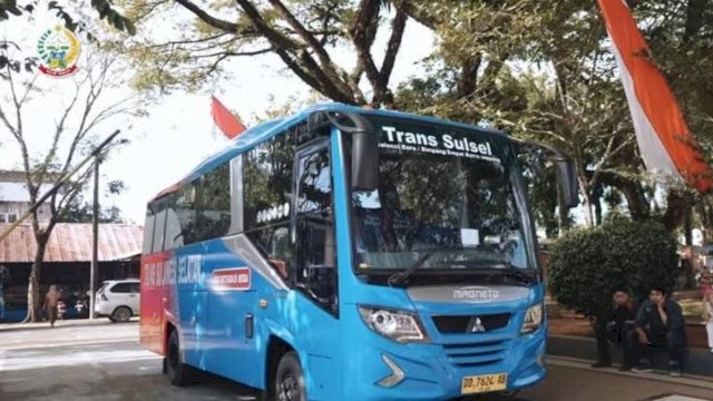 42 Ribu Penumpang Nikmati Layanan Gratis Bus Trans Sulsel Selama 6 Bulan