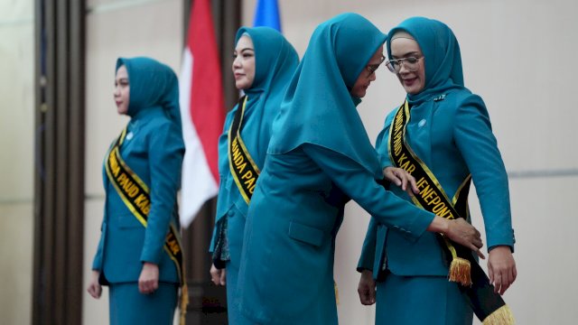 Ninuk Triyanti Zudan Lantik Tiga Pj Ketua PKK Kabupaten di Sulsel