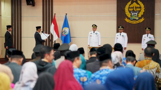 Prof. Zudan Lantik Tiga Pj Bupati, Tekankan Pentingnya Koordinasi dan Ketahanan Daerah