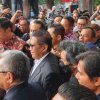 Keluar dari Gedung KPK Setelah Diperiksa 3,5 Jam, Hasto Lempar Senyum Ke Awak Media