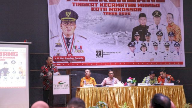 Plh Sekda Kota Makassar Buka Musrenbang Kecamatan Mariso