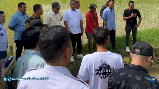 Komisi D DPRD Sulsel Tinjau Daerah Irigasi Paccelang, Dorong Perbaikan untuk Dukung Produktivitas Pertanian
