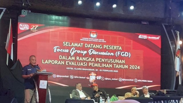 KPU Sulsel Gelar FGD Evaluasi Pemilu 2024 Dengan Pendekatan Empat Dimensi