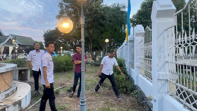 Jelang Pelantikan, Rumah Jabatan Bupati Sidrap Dibersihkan Total