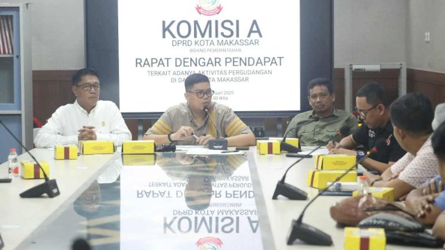 Komisi A DPRD Makassar Gelar RDP, Bahas Pelanggaran Pergudangan dalam Kota
