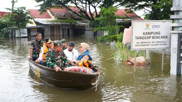 Tak Hadiri HUT ke-65 Pangkep, Pj Gubernur Sulsel Sampaikan Ucapan Selamat dari Lokasi Banjir di Makassar
