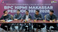 Dua Kandidat Resmi Ambil Formulir Pendaftaran Ketua HIPMI BPC Makassar 2025-2028