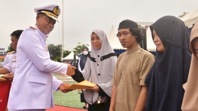 Lepas Perwira Transportasi PIP Makassar, Pj Gubernur Sulsel Sampaikan Asta Cita Presiden Prabowo