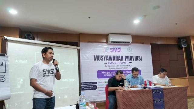 Ilham Husain Terpilih Aklamasi sebagai Ketua SMSI Sulawesi Selatan Periode 2025-2030
