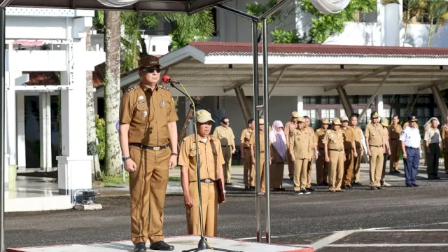 Wabup Barru Pimpin Upacara Perdana, Tegaskan Visi Pemerintahan Baru
