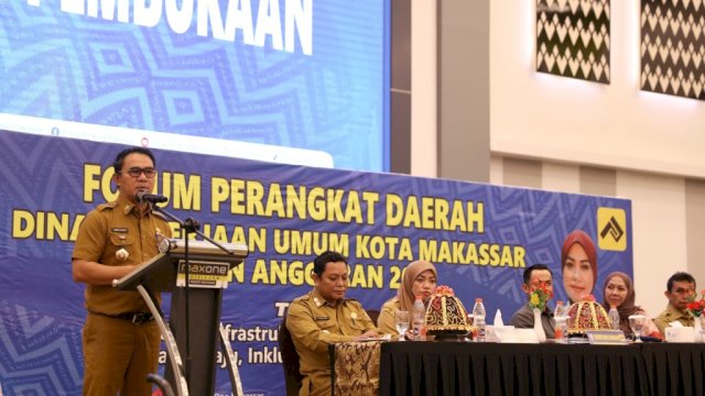 Pj Sekda Makassar Buka Forum Perangkat Daerah Dinas PU, Bahas Prioritas Infrastruktur Kota