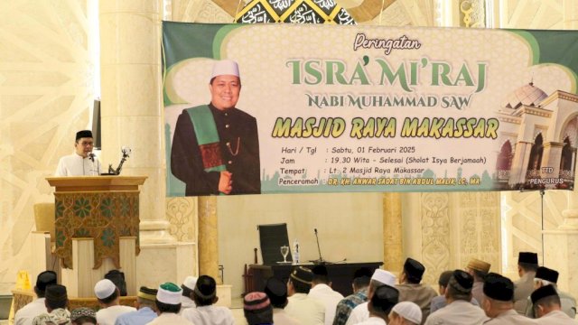 Wali Kota Makassar Hadiri Peringatan Isra Miraj, Ajak Warga Merajut Keyakinan dan Kebersamaan