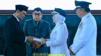 Sertijab Bupati Barru, Suardi Saleh Serahkan Kepemimpinan kepada Andi Ina Kartika Sari