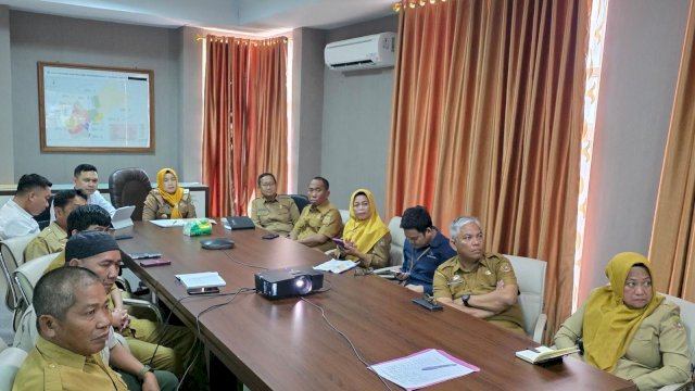 Jelang Idulfitri, Wabup Sidrap dan TPID Gelar Rapat Virtual dengan Mendagri