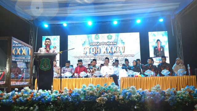Bupati Sidrap Resmi Tutup STQH ke-34, Para Juara Dipersiapkan ke Tingkat Provinsi