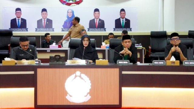 DPRD Sulsel Gelar Rapat Paripurna Penyampaian LKPJ Gubernur Tahun Anggaran 2024