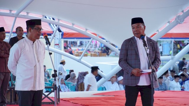 Tanpa Konvoi, Bupati Andi Utta Disambut Hangat dengan Salawat Badar
