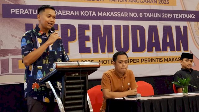 Anggota DPRD Makassar Odhika Cakra Satriawan Dorong Implementasi Perda Kepemudaan