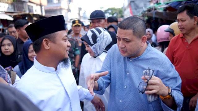 Gubernur dan Wagub Sulsel Tinjau Harga Sembako di Pasar Terong