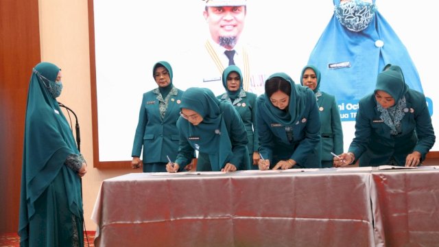 Dilantik Jadi Ketua TP PKK, Melinda Aksa siap Wujudkan Program Pemberdayaan Waraha