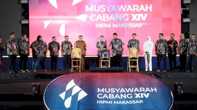 Wali Kota Makassar Buka Muscab XIV HIPMI, Dorong Pengusaha Muda Optimalkan Potensi Lokal