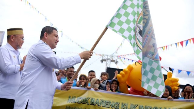 Wali Kota Makassar Lepas 400 Peserta Mudik Gratis Indomaret di Pelabuhan Pelindo