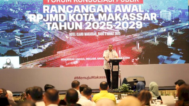 Wali Kota Makassar Munafri Buka Forum Konsultasi Publik RPJMD 2025-2029