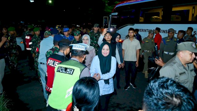 Wagub Sulsel Pantau Pos Operasi Ketupat dan Situasi Kamtibmas Malam Takbiran