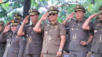 Wabup Edy Manaf Pimpin Kontingen Bulukumba pada Apel Satpol PP se-Sulsel di Wajo