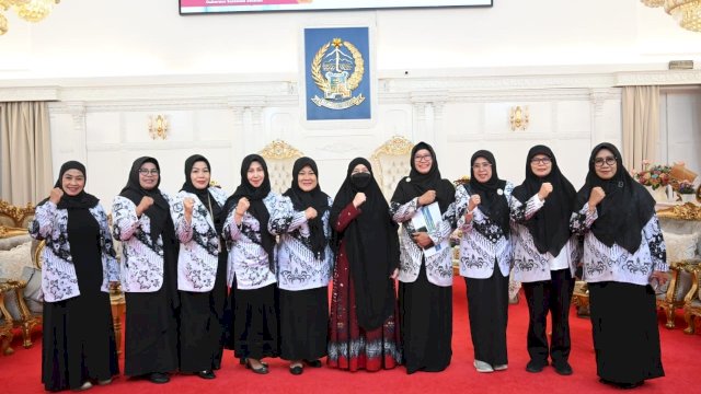 Bersama PGRI, TP PKK Sulsel Siap Bangun Generasi Hebat dari Rumah dan Sekolah