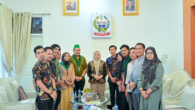 Wagub Sulsel Terima Audiensi Badko HMI Sulsel