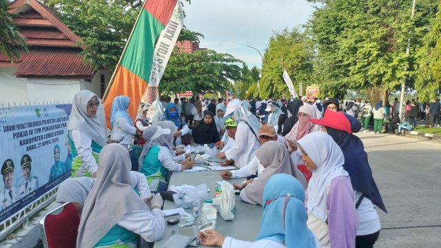 Skrining PTM Warnai Jalan Santai HUT XXVI Luwu Utara, Ini Fakta Menariknya
