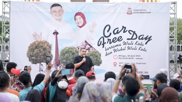 Wali Kota Makassar Munafri Arifuddin Hadiri CFD Perdana Pascalebaran