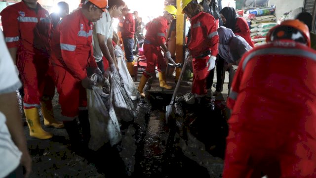 Pasar Terong Kini Bersih dan Tertata, Warga Apresiasi Karya Bakti Kodim 1408/Makassar