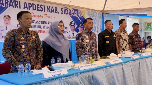 Safari Apdesi 2025 Dimulai di Kampale, Bupati Syaharuddin Targetkan 1 Juta Ton Gabah untuk Sidrap