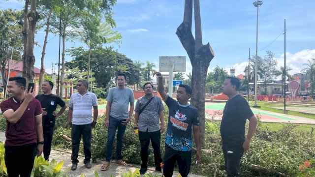 Taman Usman Isa Dibersihkan, Warga Sidrap Apresiasi Langkah DLHP