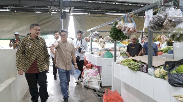 Munafri Tinjau Pasar Summarecon, Siap Jadikan Percontohan Transformasi Pasar Tradisional Modern