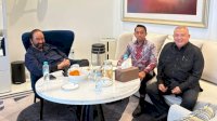 Matangkan Rakernas Nasdem di Makassar, Syaharuddin Alrif Temui SP, Makassar