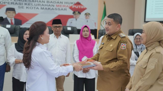 Pemkot Makassar Kukuhkan Koperasi Merah Putih di 153 Kelurahan, Munafri: Ini Mesin Pemberdayaan Ekonomi Rakyat