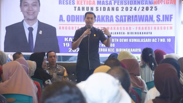 Odhika Cakra Satriawan Serap Aspirasi Warga Biringkanaya