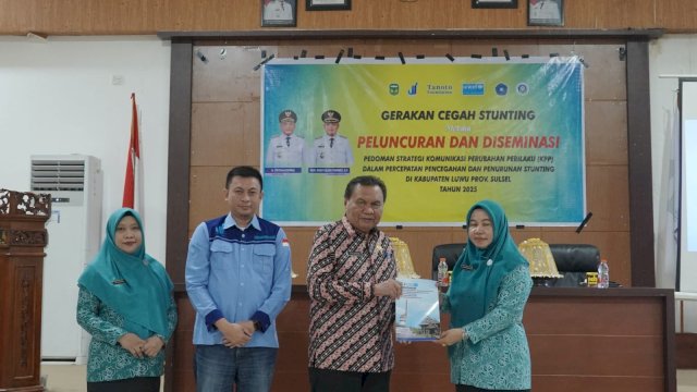 Pemkab Luwu Luncurkan Pedoman Strategi KPP untuk Percepatan Penurunan Stunting