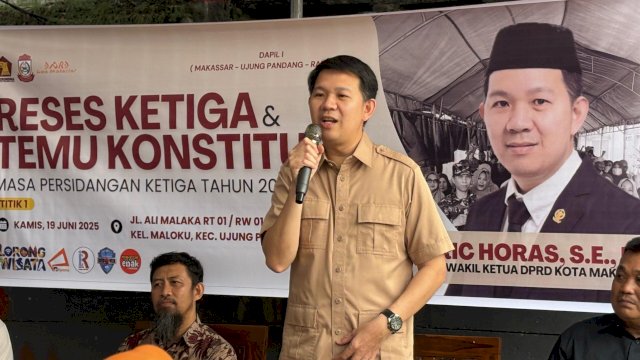 Reses Perdana, Eric Horas Soroti Banjir dan Absennya Lurah Lajangiru