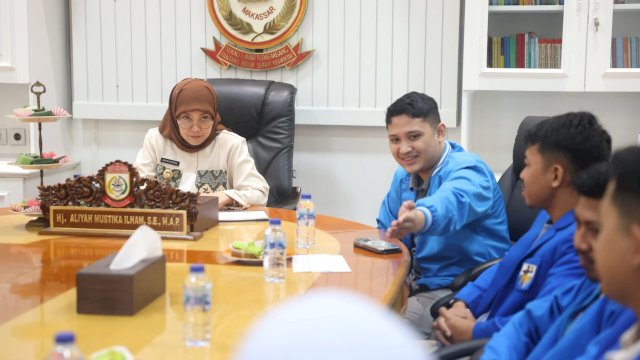 Wakil Wali Kota Makassar Terima Audiensi DPD KNPI 2024&ndash;2027