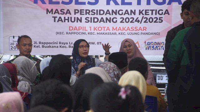 Reses di Rappocini, Rezki Serap Aspirasi Warga Terkait Jalan Rusak dan Drainase Tersumbat