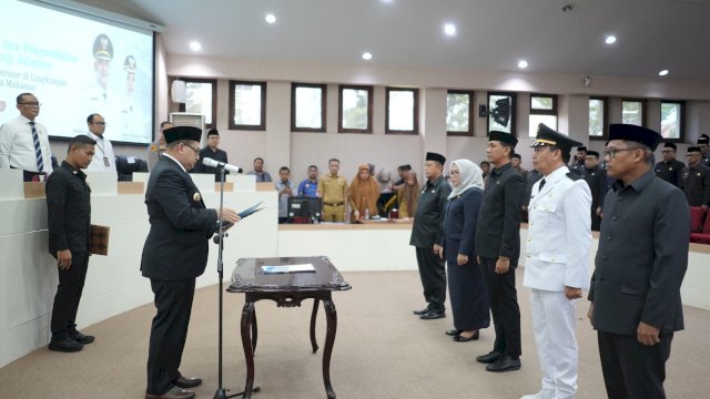 Munafri-Aliyah Lantik Pejabat Baru, Dorong Akselerasi Pembangunan dan Birokrasi Profesional