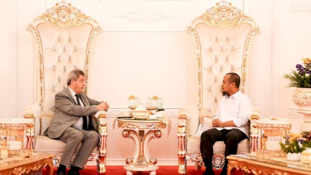 Gubernur Sulsel Terima Kunjungan Dubes Palestina