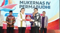 Mukernas IV Permabudhi Digelar di Makassar, Sekda Sulsel Dampingi Dua Wakil Menteri Buka Acara